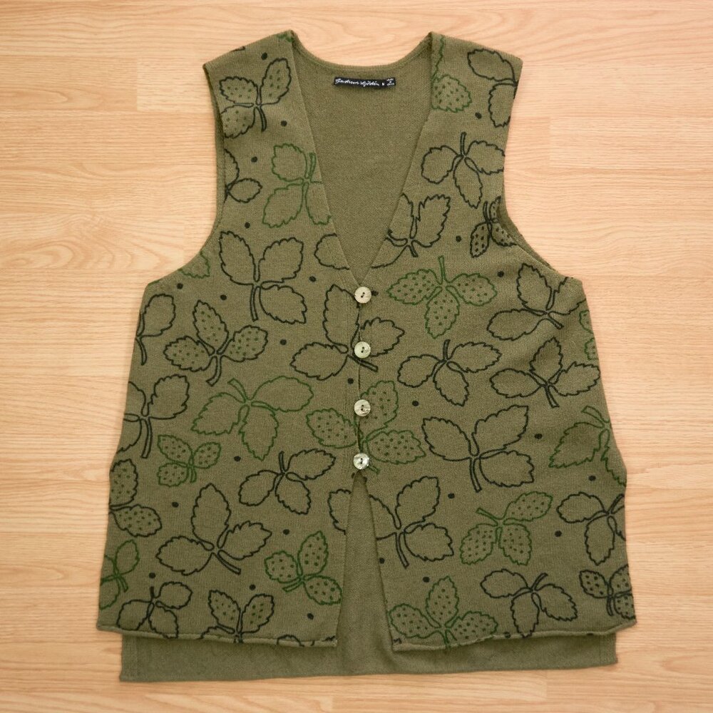 Gudrun Sjoden Women's Oversized Wool Vest, Size M